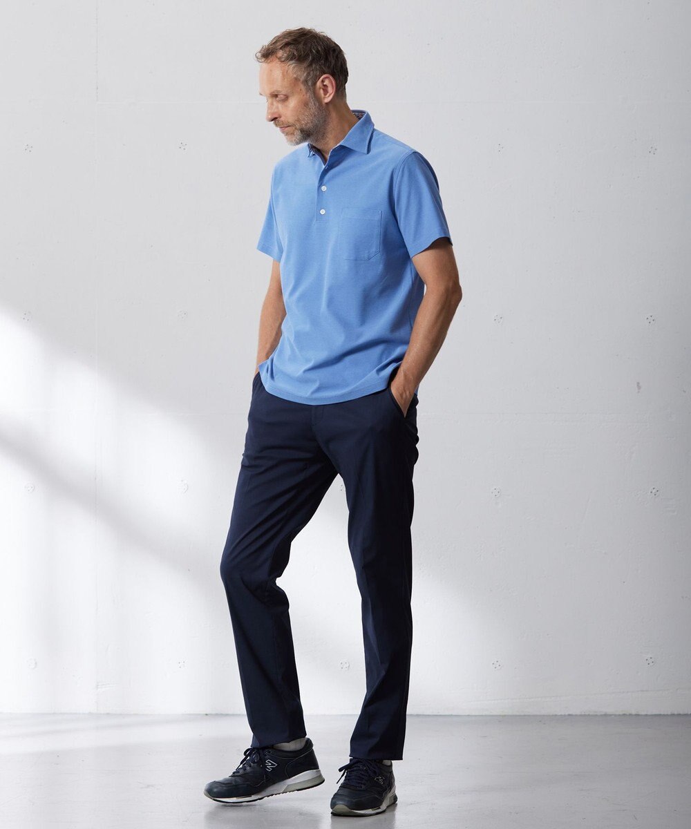 J.PRESS MEN 【ビジネスおすすめ / 吸水速乾】ドレスハニカム ポロシャツ 