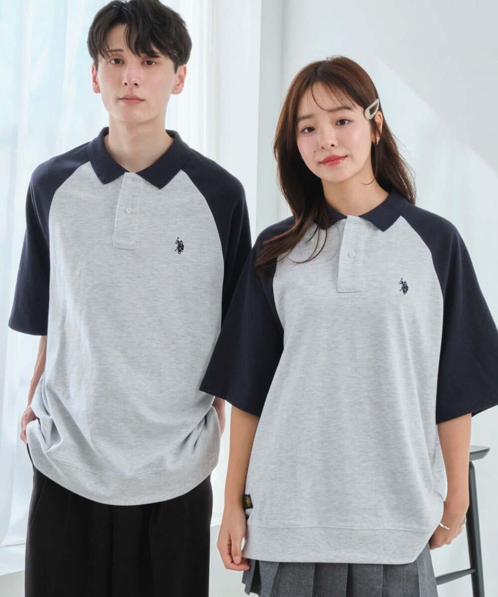 WEGO 【ユニセックス着用ITEM/MLサイズ展開】別注USPOLO　ヘビーウェイトポロT 