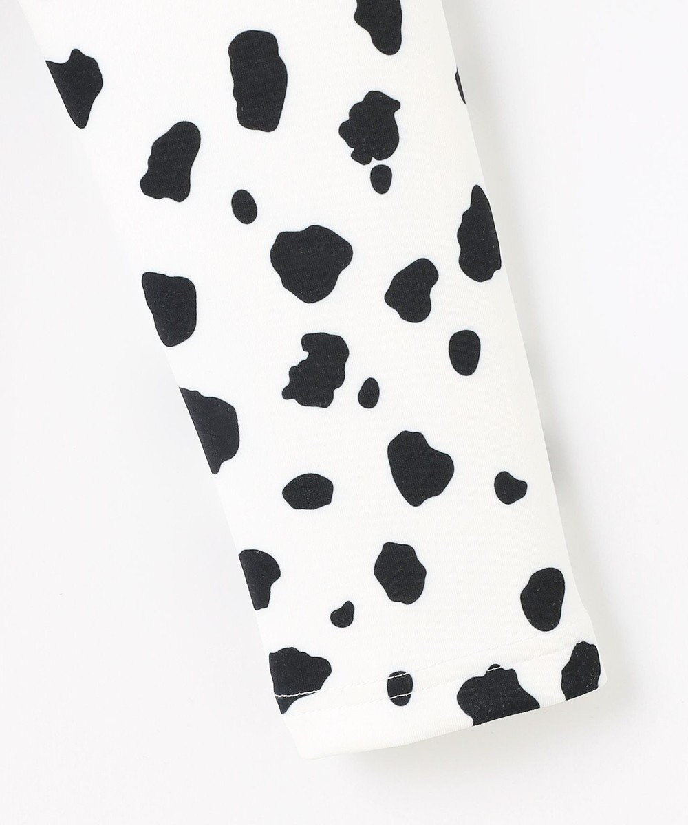 PW CIRCULUS 【WOMEN】スノーレオパード裏フリースモックネックT 