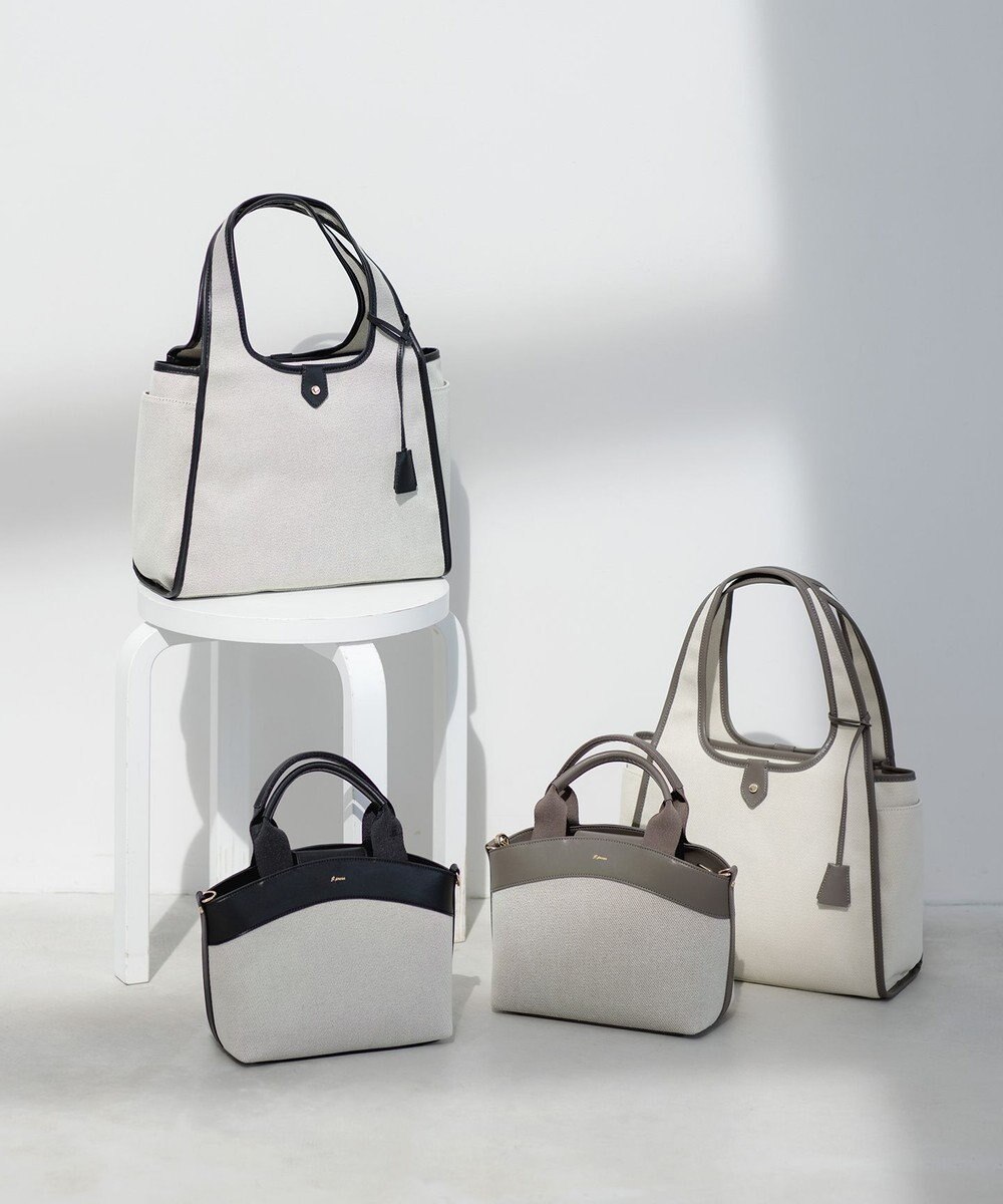 J.PRESS LADIES 【2WAY】キャンバス トートショルダー 
