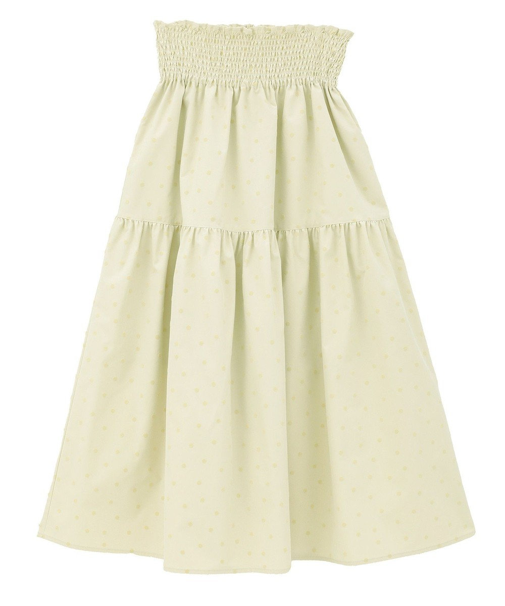 earth music&ecology ウエストシャーリングティアードスカート 