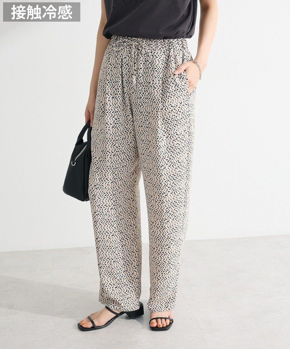 Green Parks 柄イージーパンツⅢ（テーパード） 