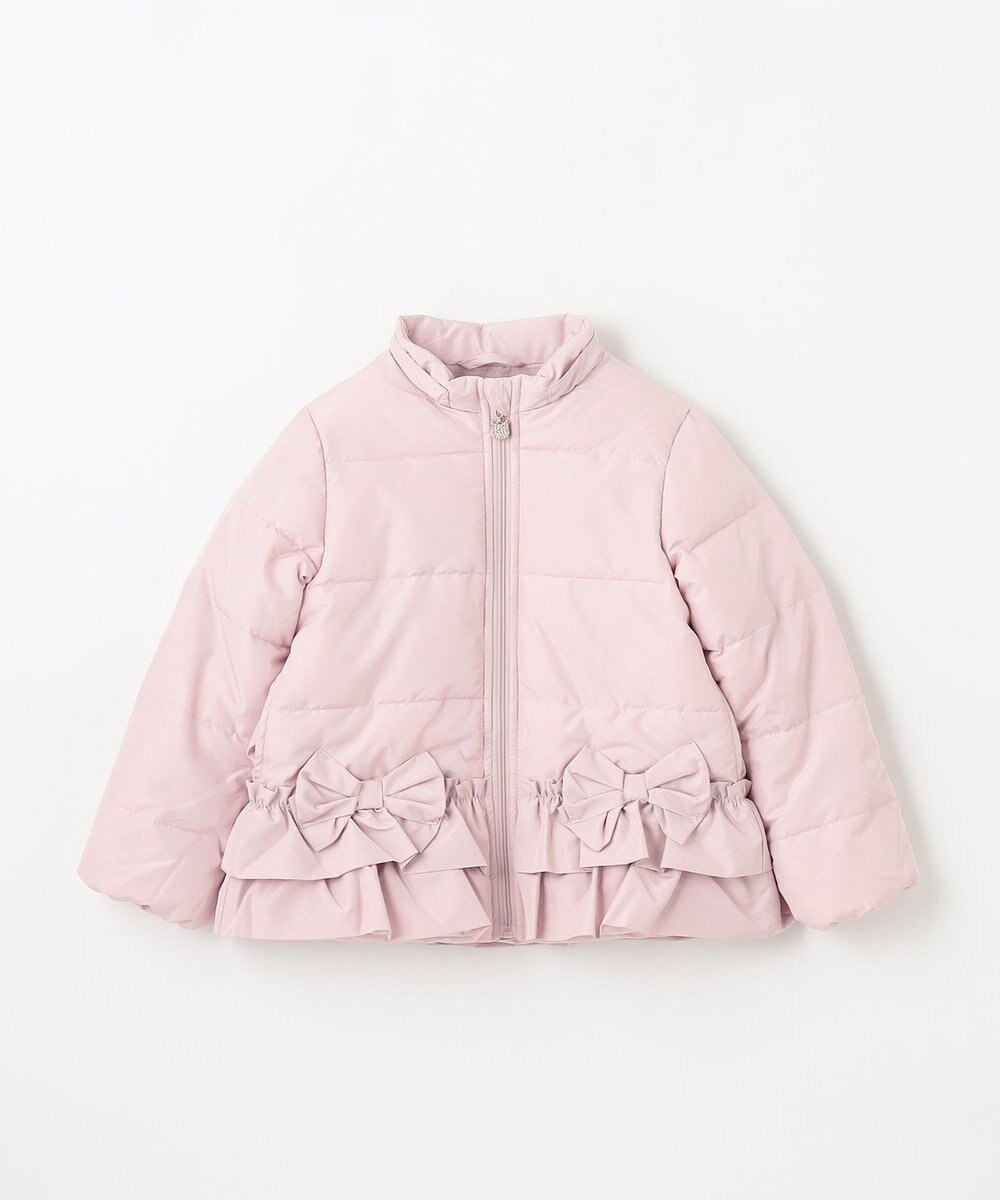 ANY KIDS 【洗濯機OK】中綿リボンコート 