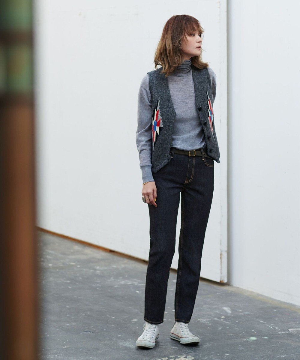 自由区 【WE WANT】365DENIM ストレートスリムデニム パンツ 