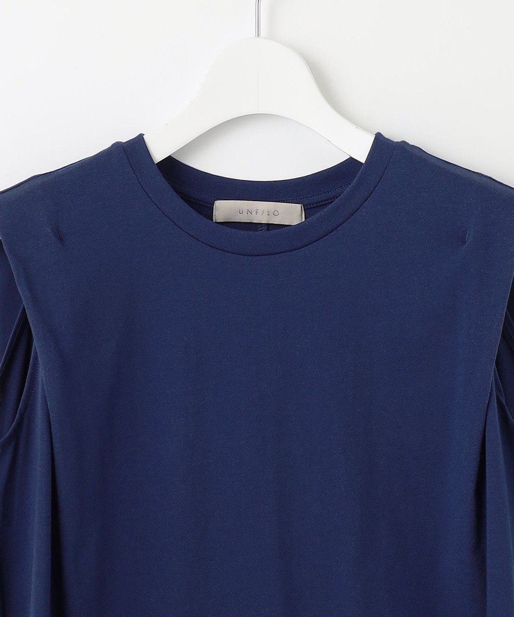 UNFILO 【吸水速乾/マシンウォッシャブル】ショルダータック カットソー 