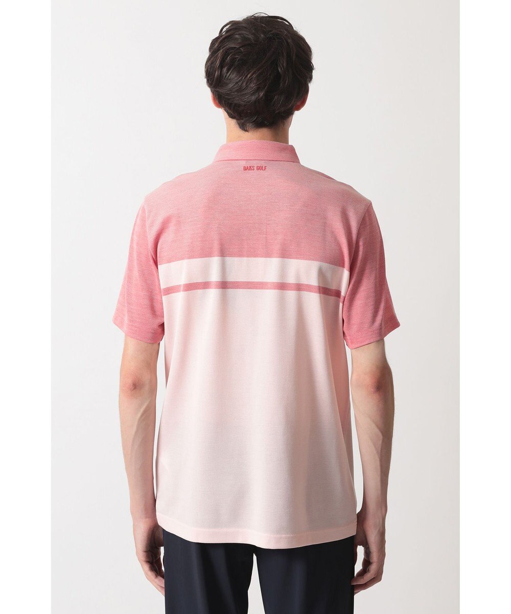DAKS [DAKS GOLF] チェック冷感半袖ポロシャツ 