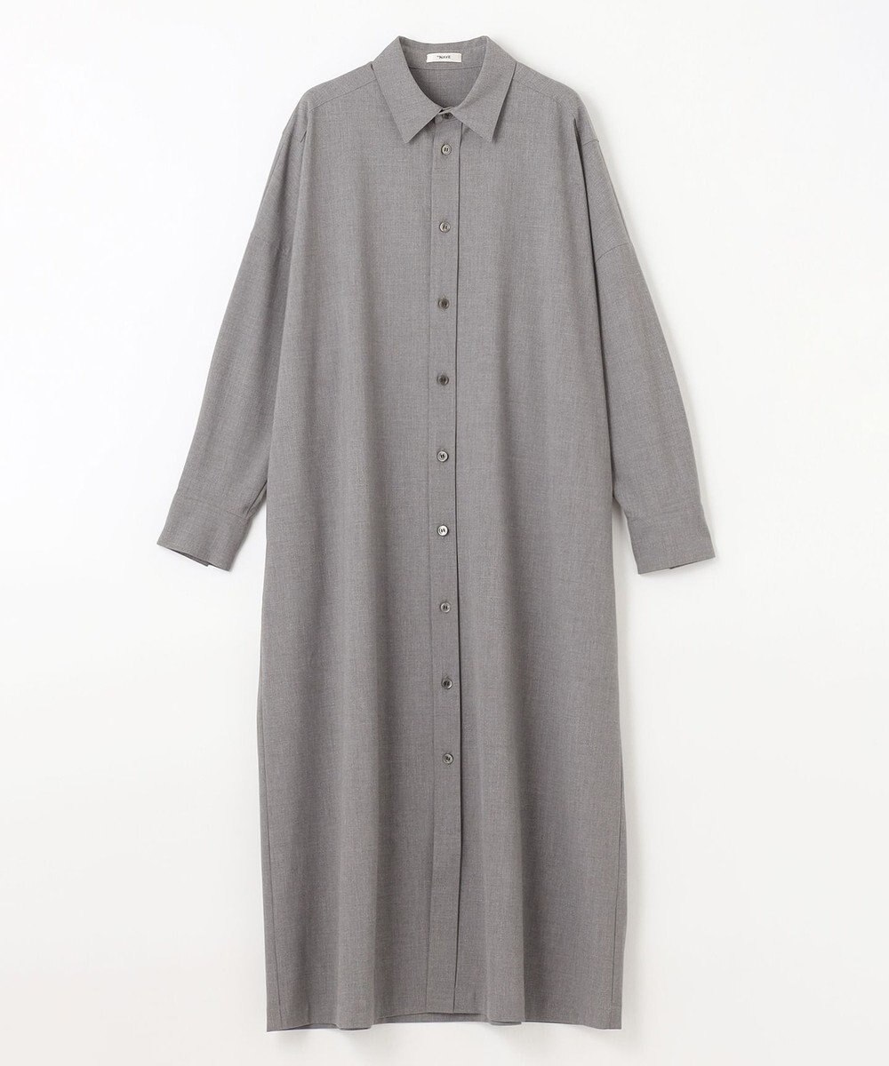 NAVE 【ReNAVE】ウォッシャブルツイル シャツドレス 