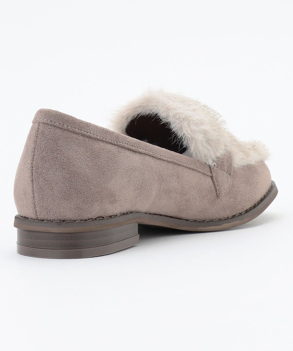 ANY SIS 【23.0cm~24.5cm】フェイクファーメタル モカシン 