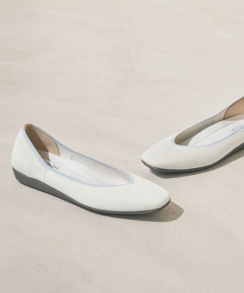 steppi 【洗える/撥水】 トリムスクエア パンプス 