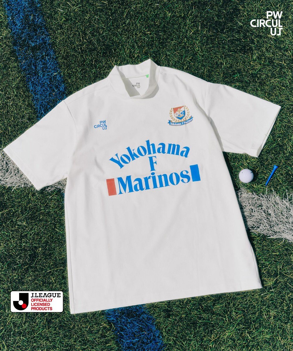 PW CIRCULUS 【UNISEX】J.LEAGUE モックネック J1所属の20クラブコラボ ゴルフ 