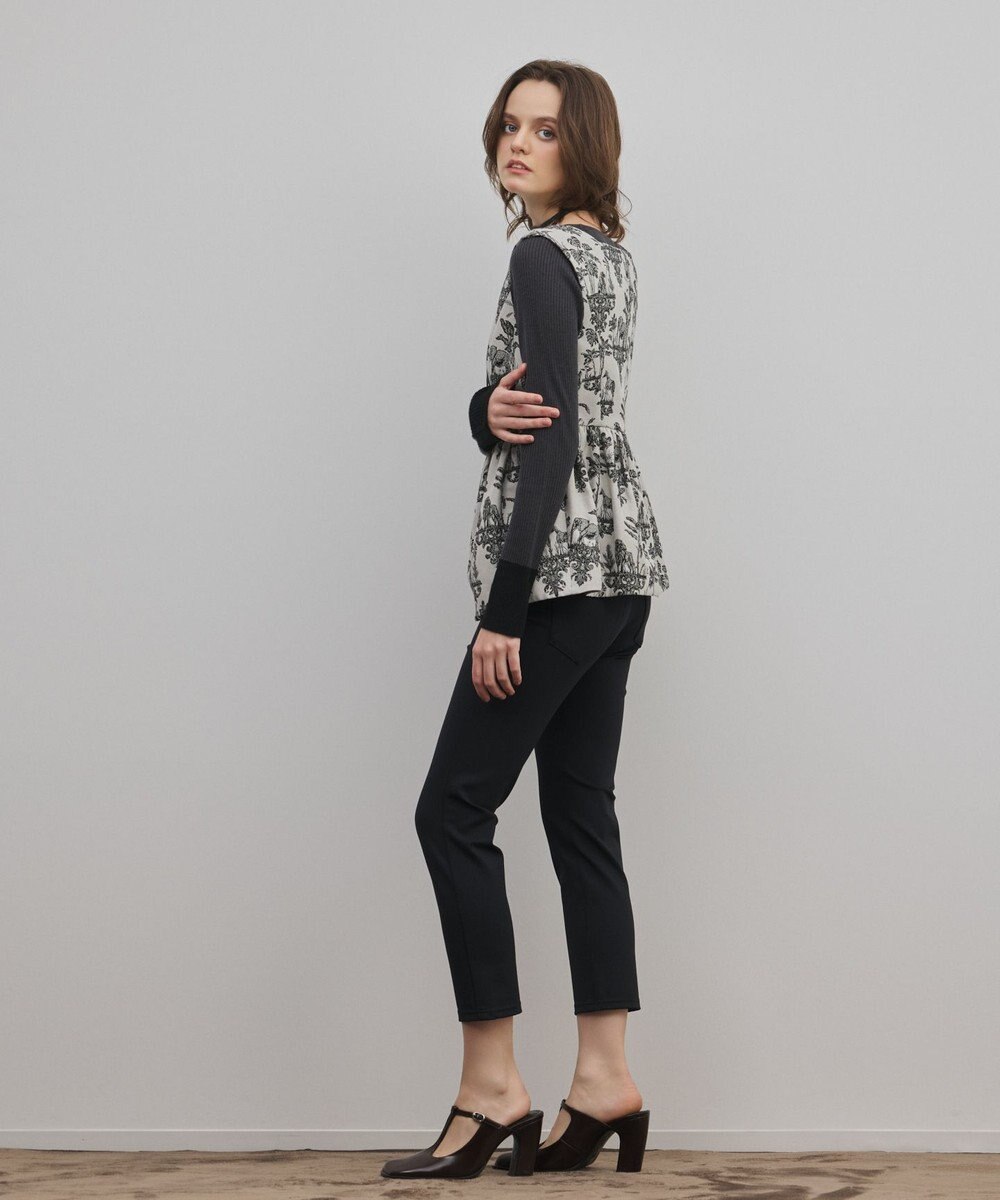 GRACE CONTINENTAL ジャージサブリナパンツ 