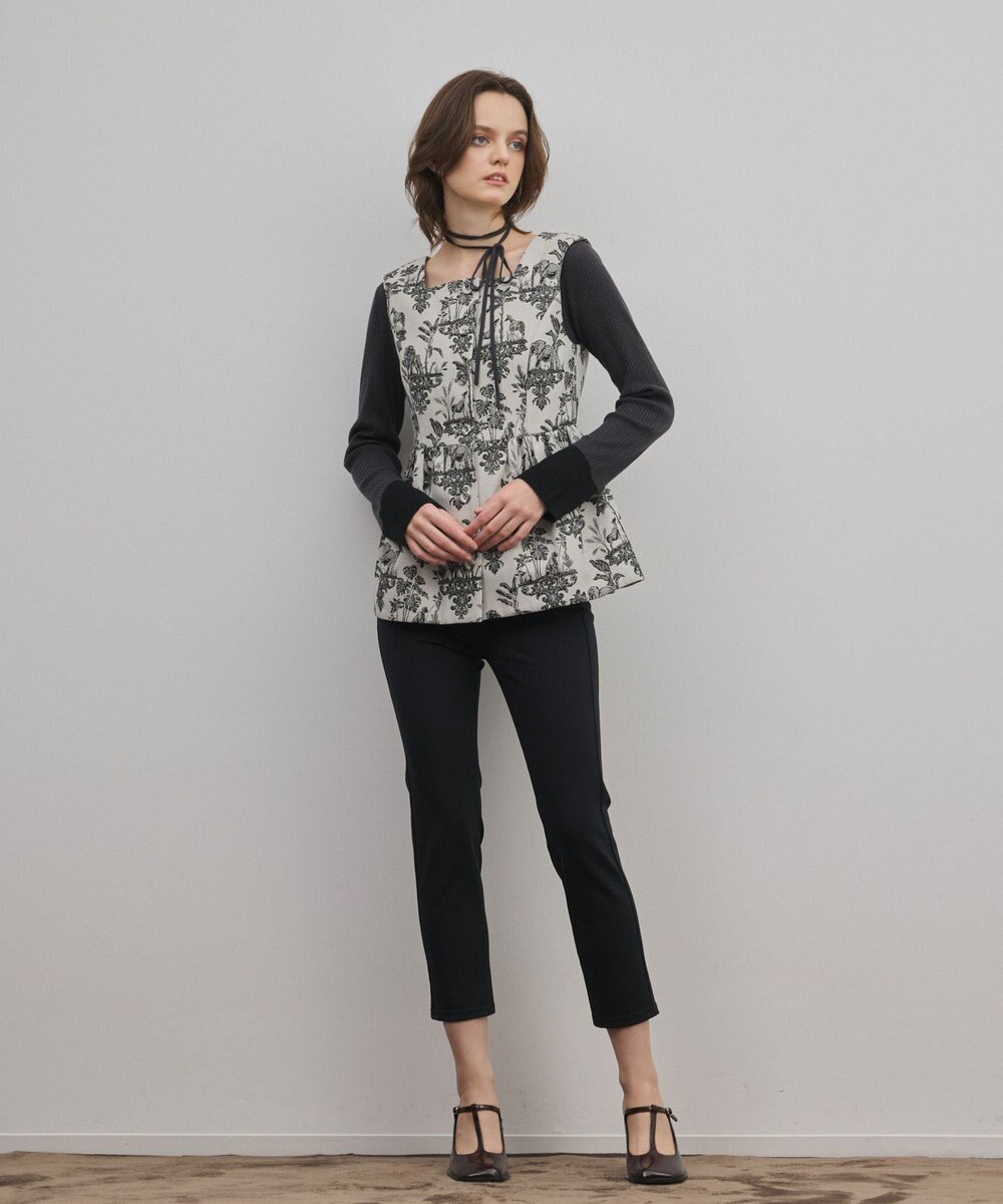 GRACE CONTINENTAL ジャージサブリナパンツ 