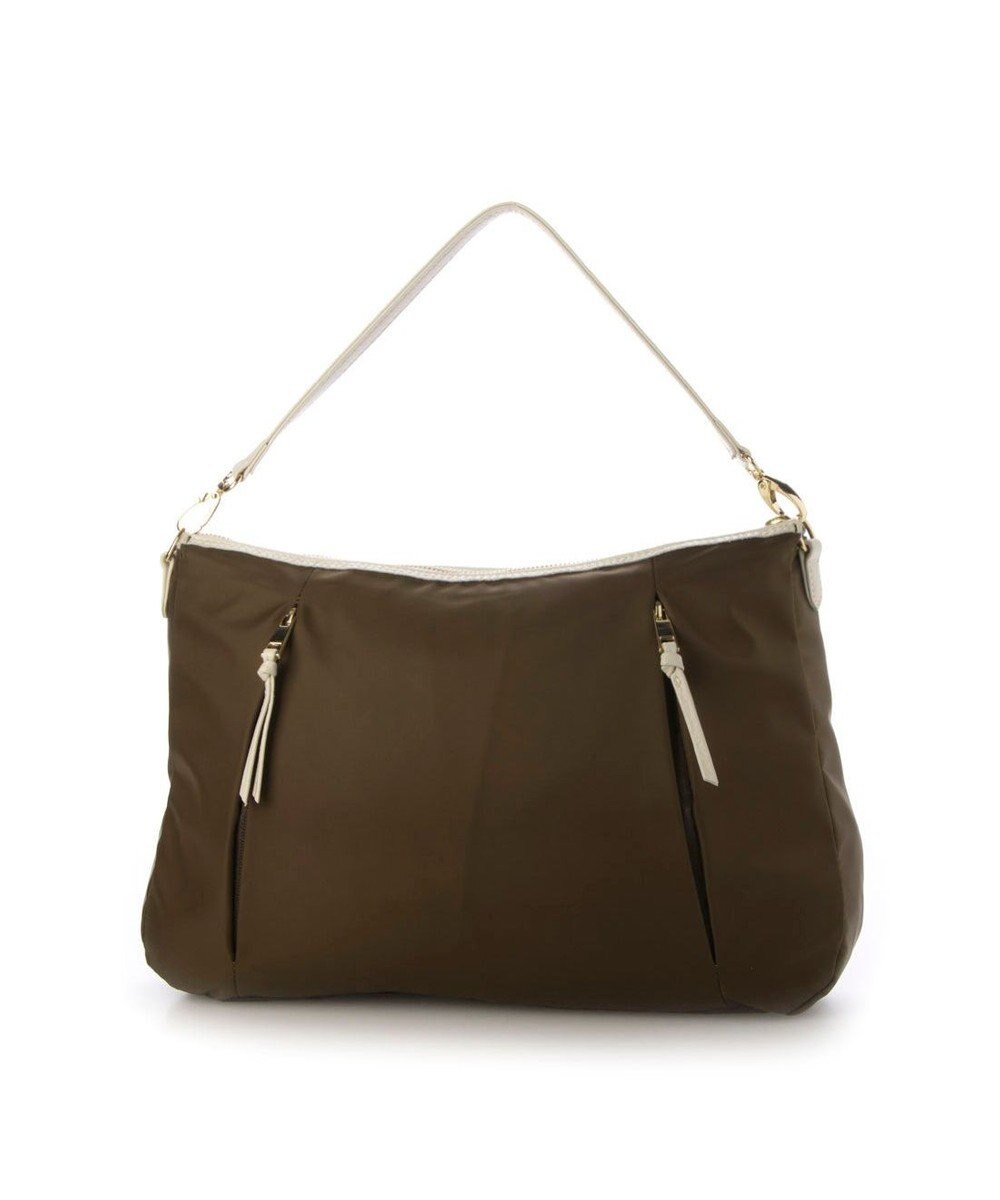 UNBILLION ペルケ perche / ナイロン牛革ヒネリかぶせ2wayトート 