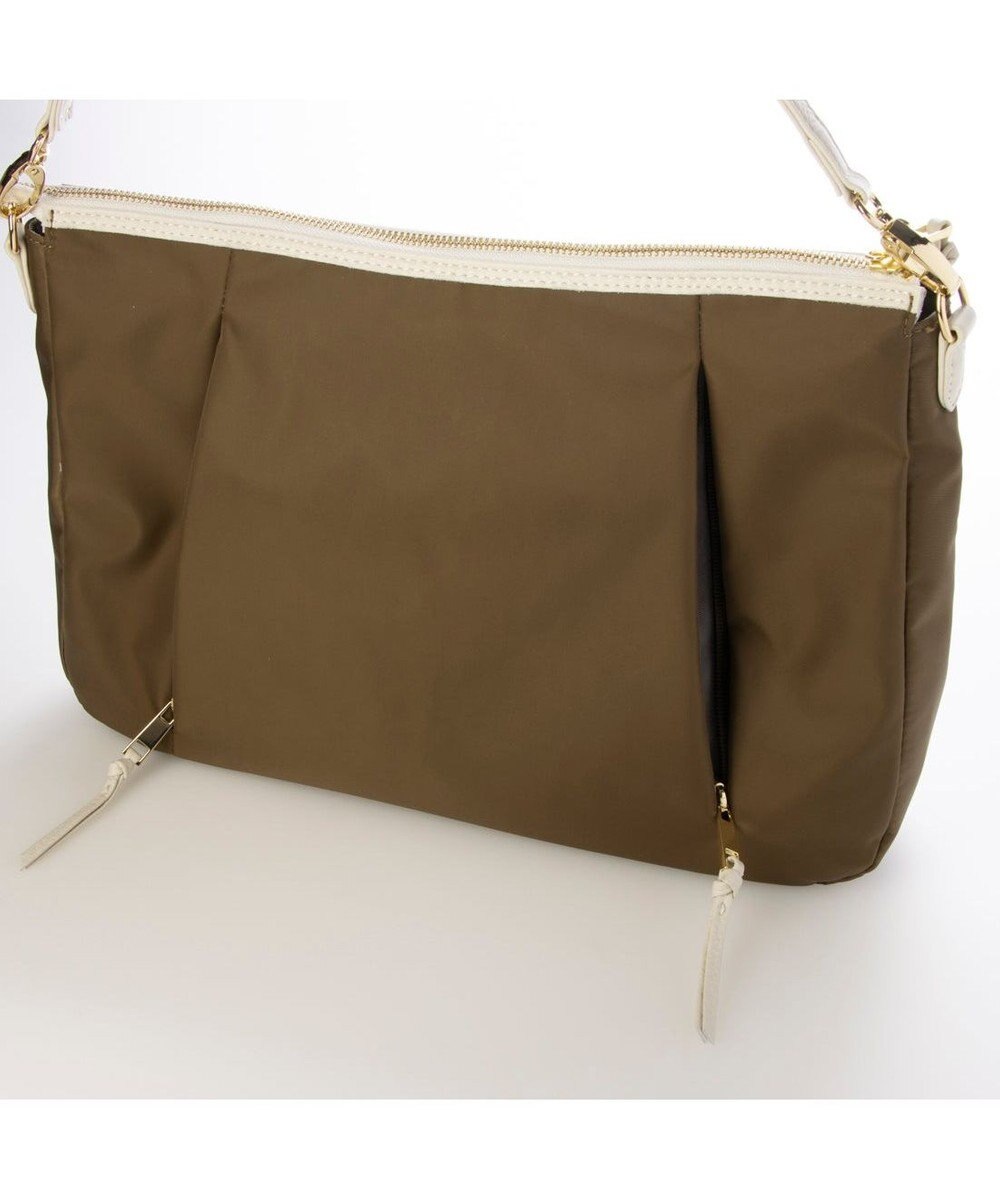 UNBILLION ペルケ perche / ナイロン牛革ヒネリかぶせ2wayトート 