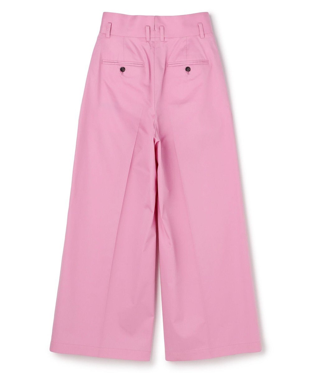 uncrave コットンクロスプレーン ワイドトラウザー 