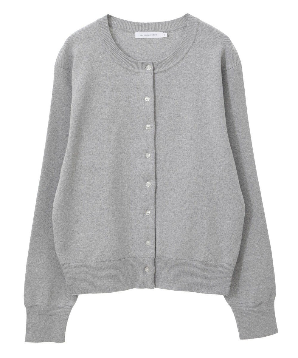 AMERICAN HOLIC クルーネックニットカーディガン 