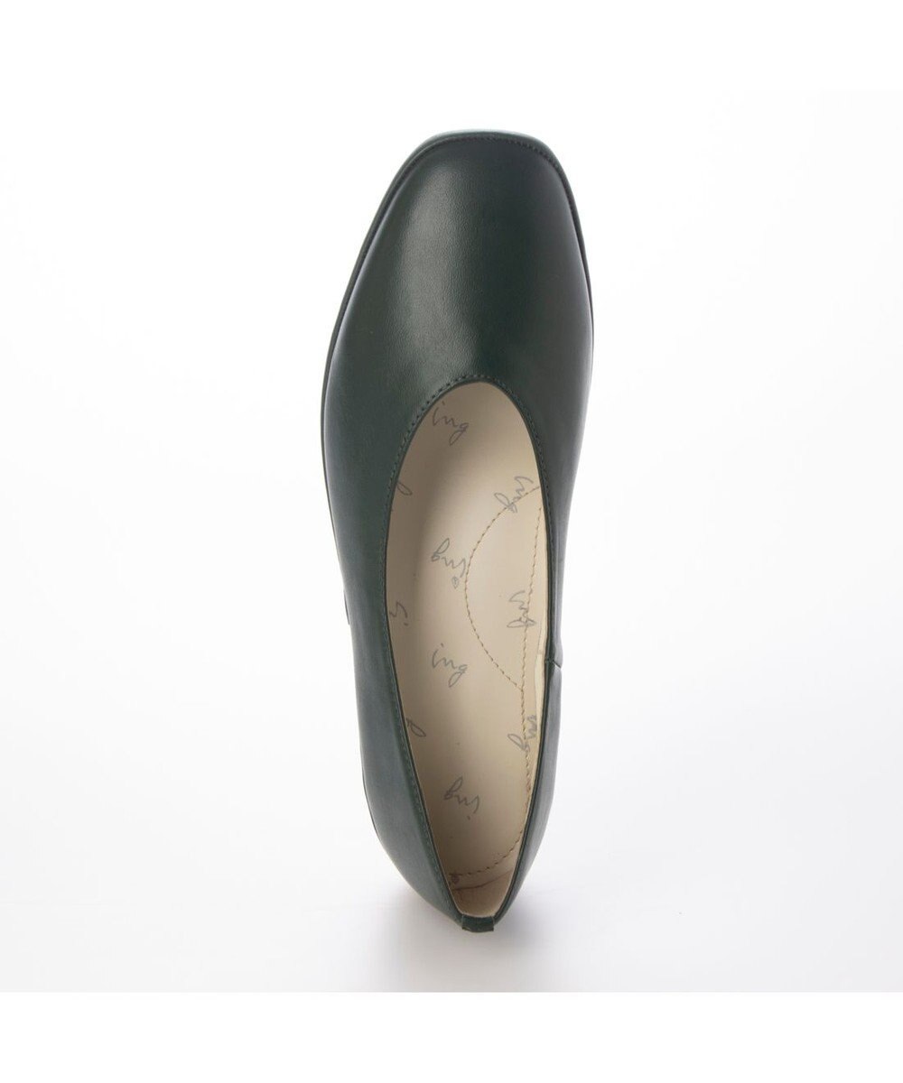 ing <ing>【サスティナブルシリーズ】Vカットフラットパンプス 