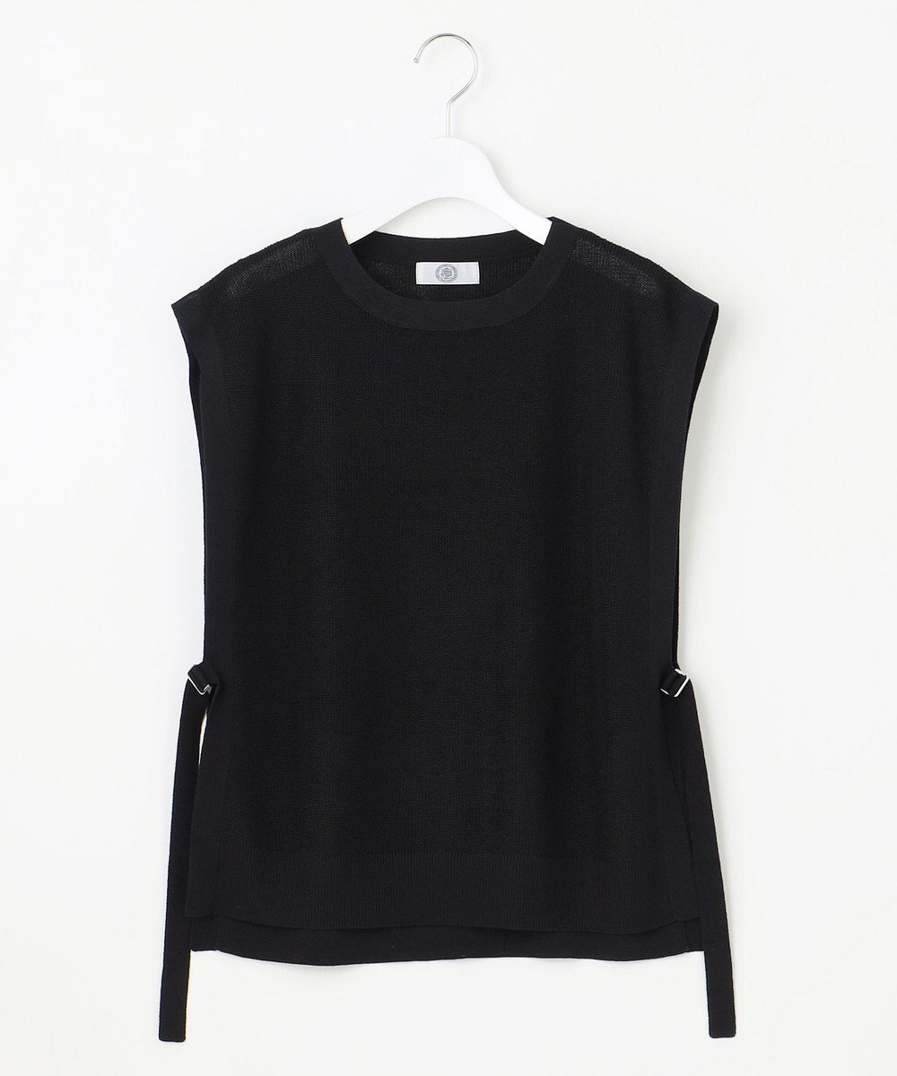 J.PRESS LADIES L 【洗える】Vis/Peスパーク クルーネック ニット ベスト 