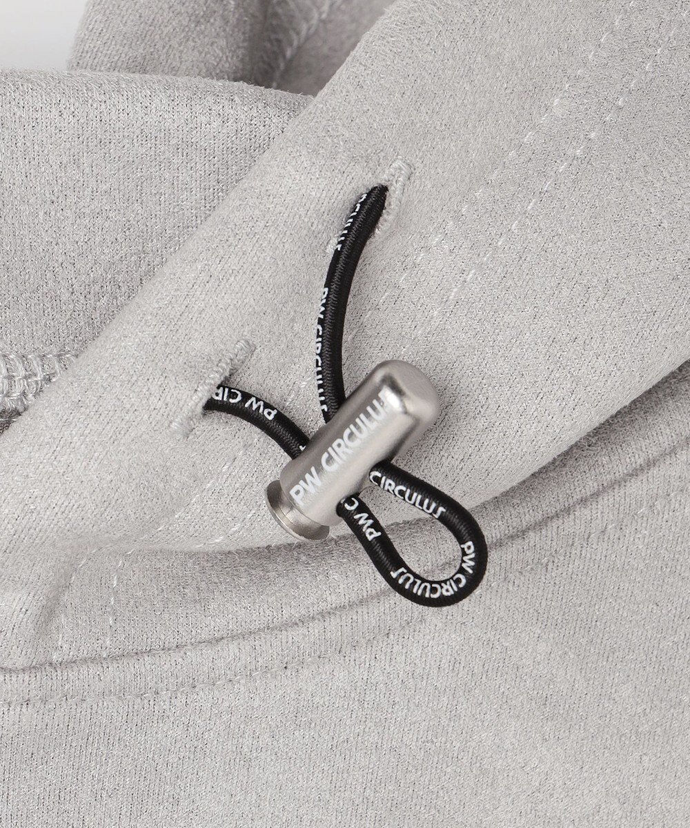 PW CIRCULUS 2025 NEW！【手洗い洗濯可】【MEN】キャットグラフィック スエードライク デタッチャブルフーディ ゴルフ 