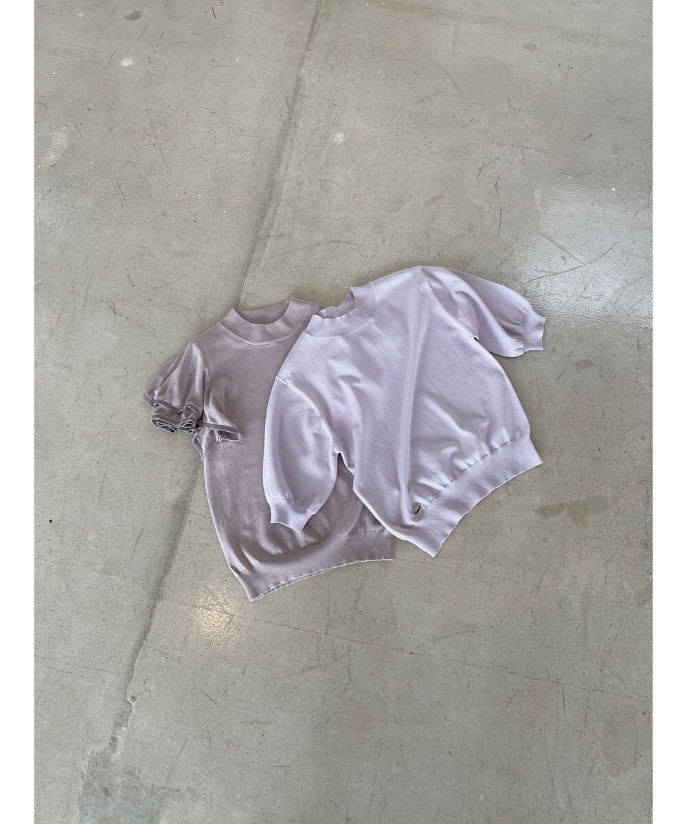 Feroux 【接触冷感・UVカット・洗える】クルーネックハーフスリーブ プルオーバー 