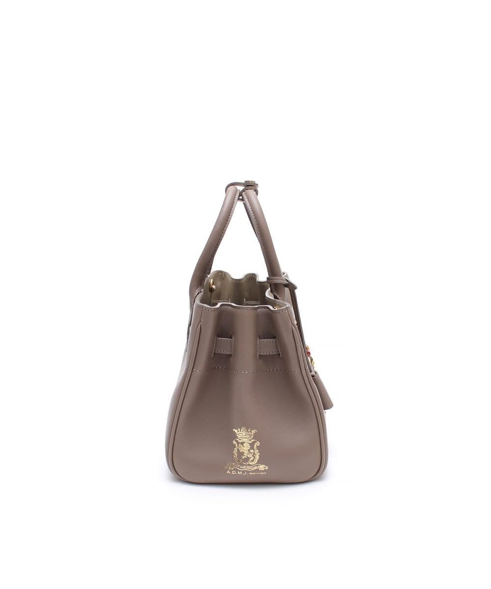 A.D.M.J. 【牛革】スパニッシュレザー / ステラソーイング前金具付トート24cm(Dカン＋) 