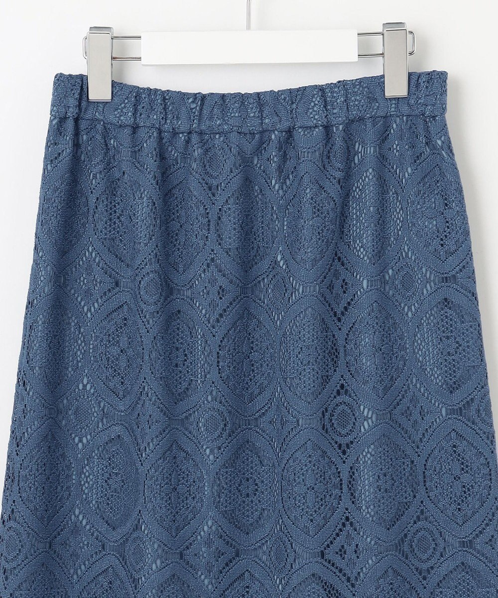 J.PRESS LADIES S 【洗える】ジャカードレース ナロースカート 