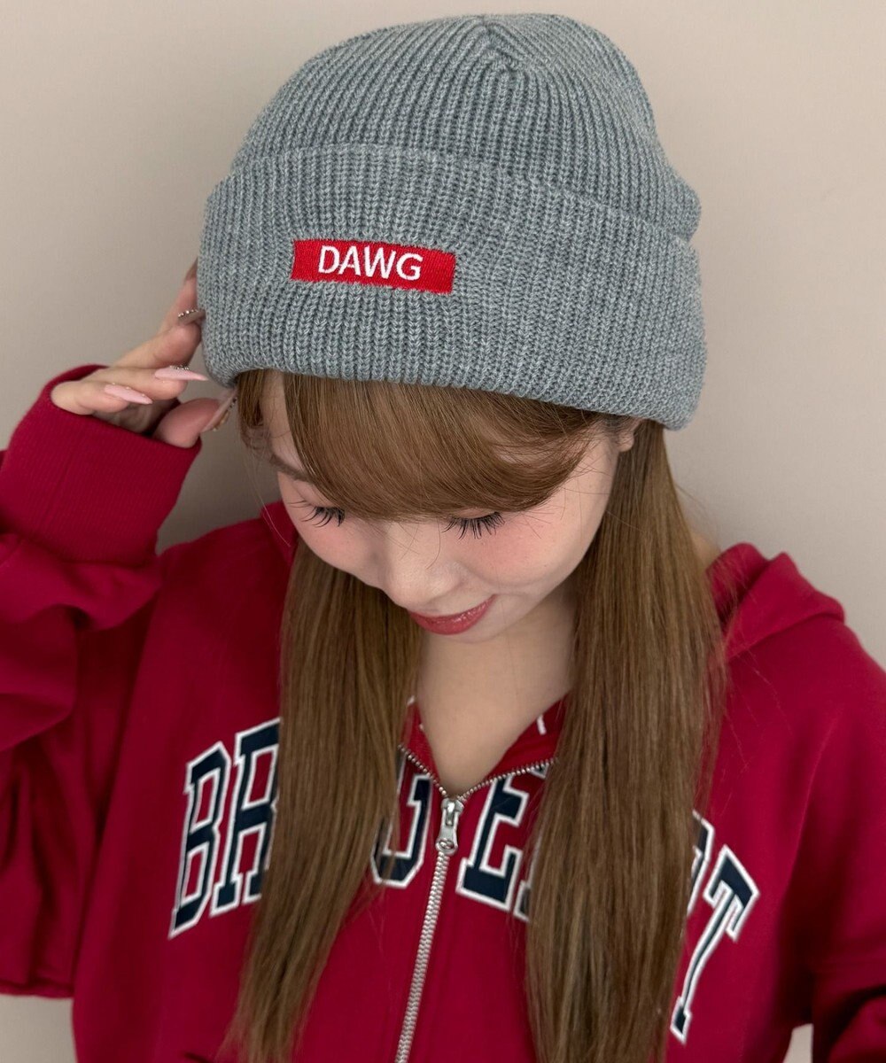 WEGO 【ユニセックス着用ITEM】ロゴショートビーニー 