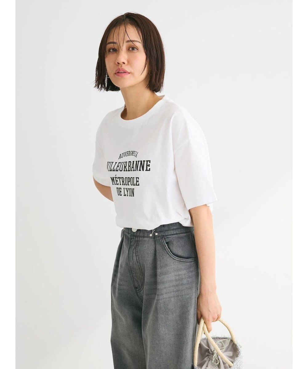 Green Parks 多段カレッジロゴボックスＴシャツ 