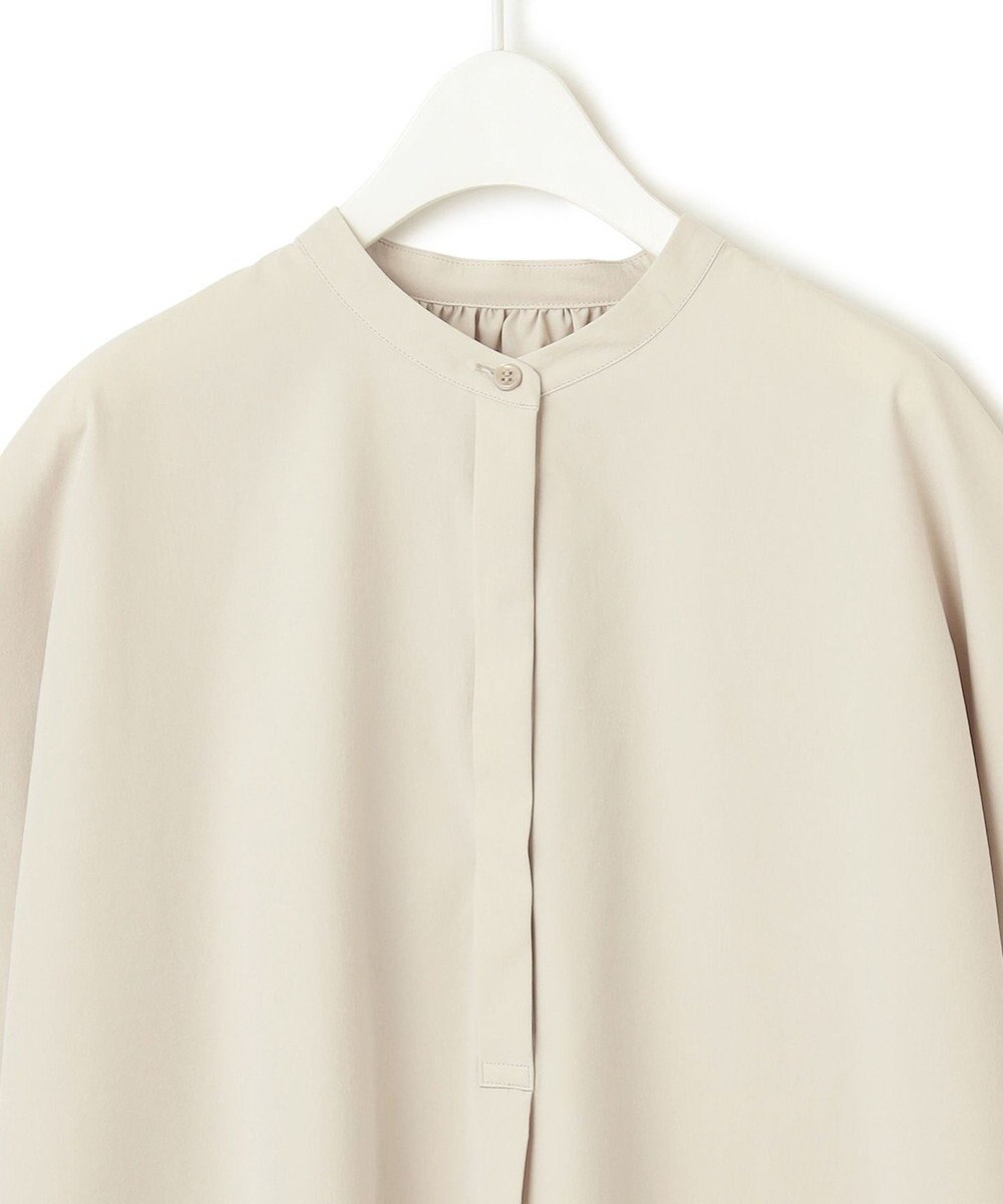 ICB 【洗える】ヴィンテージスパンブロード プルオーバーブラウス 