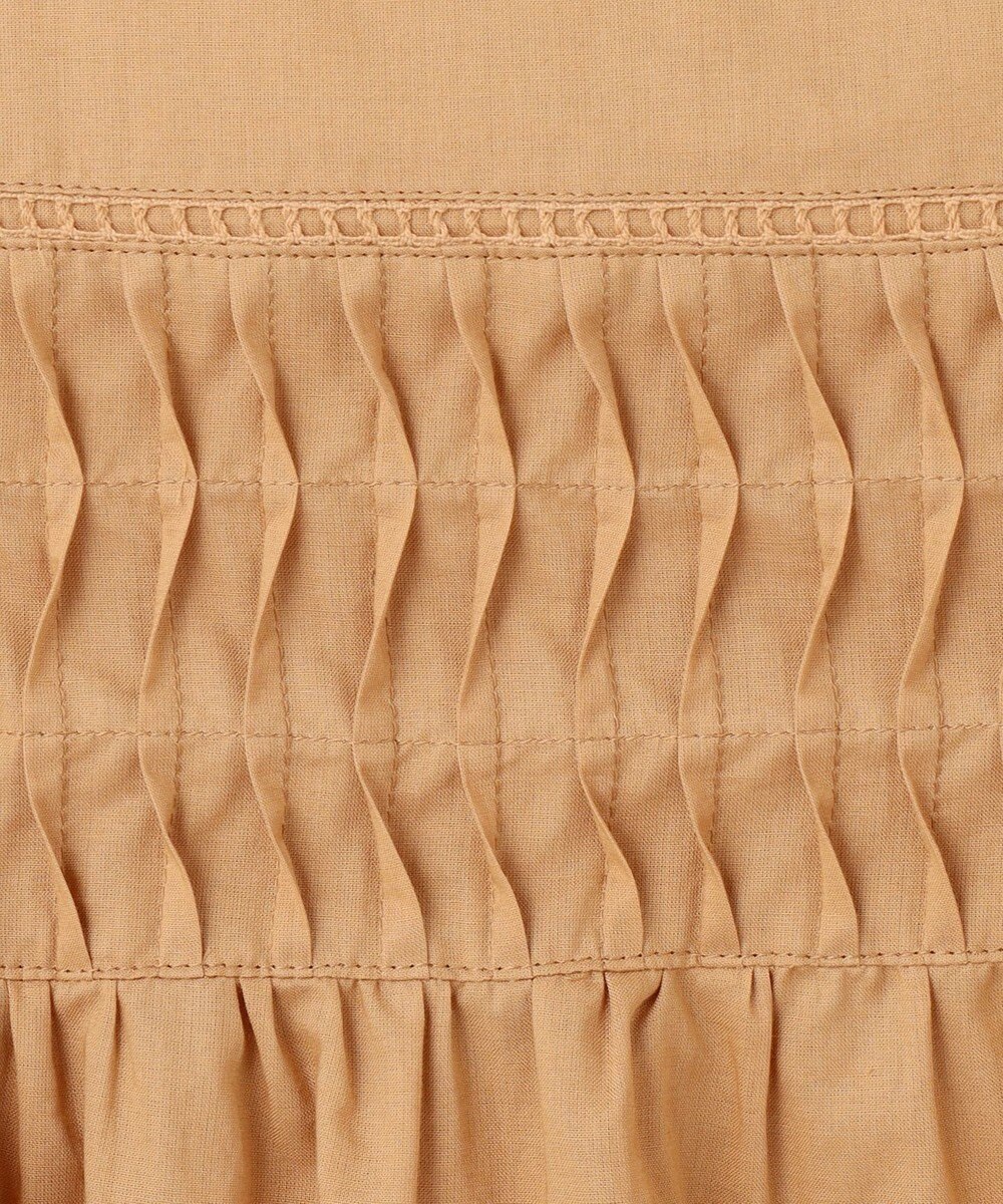 23区 【WEB&一部店舗限定】コットンローン ピンタック フレア ブラウス 