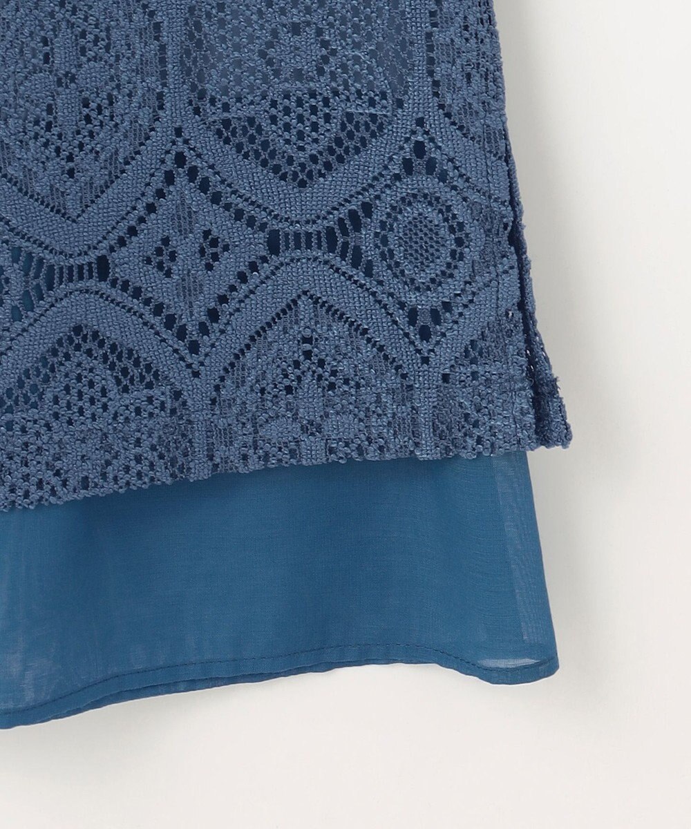 J.PRESS LADIES S 【洗える】ジャカードレース ナロースカート 