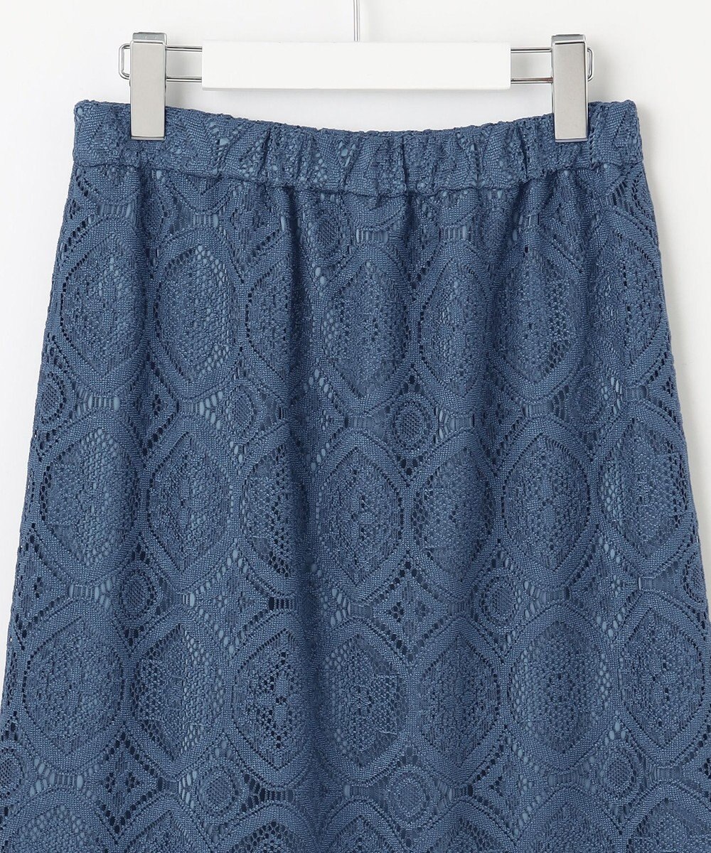 J.PRESS LADIES S 【洗える】ジャカードレース ナロースカート 