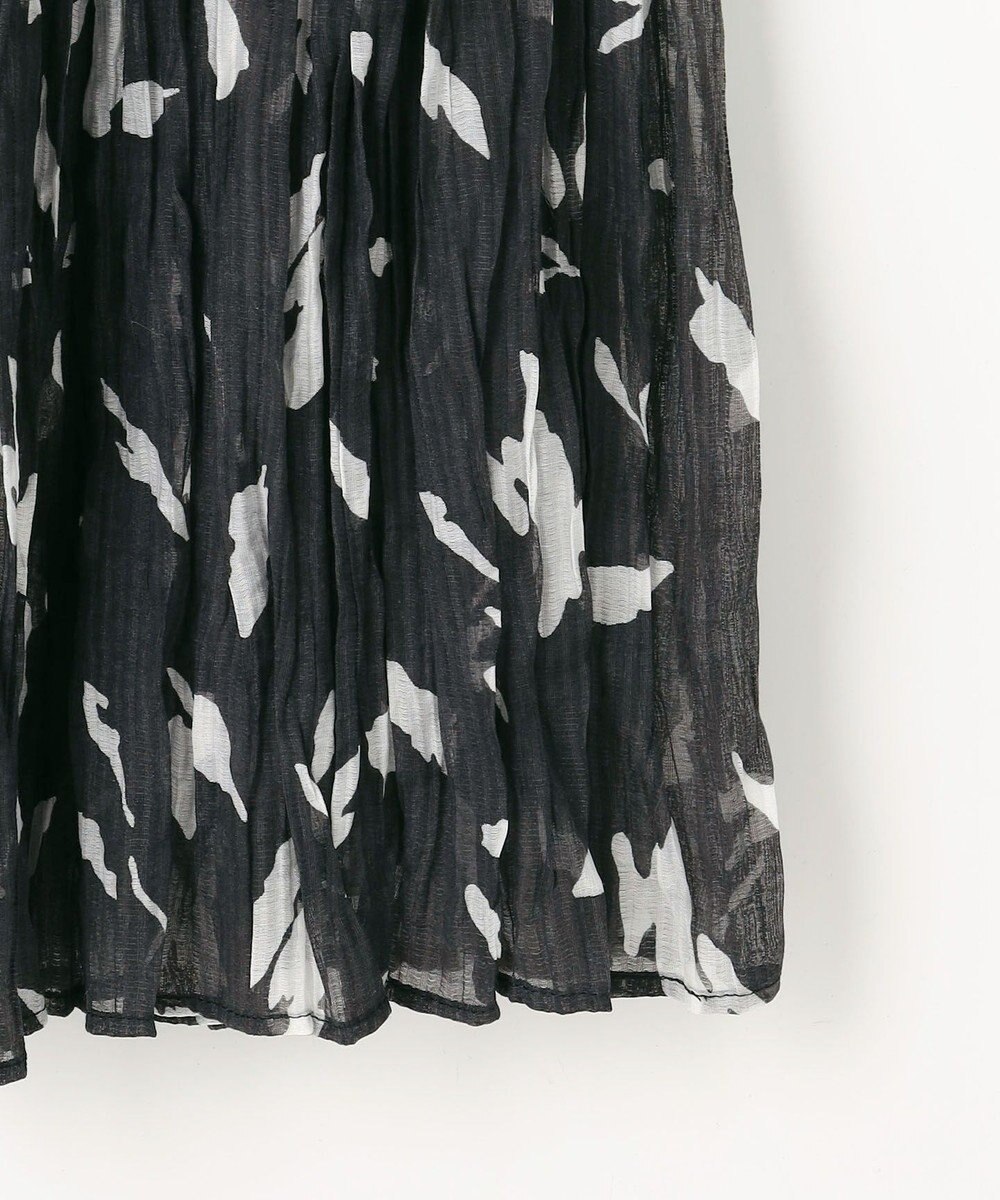 ANY アートドットプリントスカート 