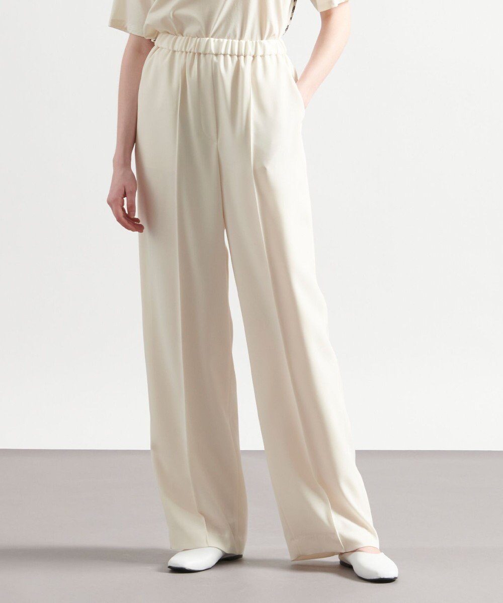 JOSEPH 【洗える】スムースジョーゼット　キャロットトラウザーズ 