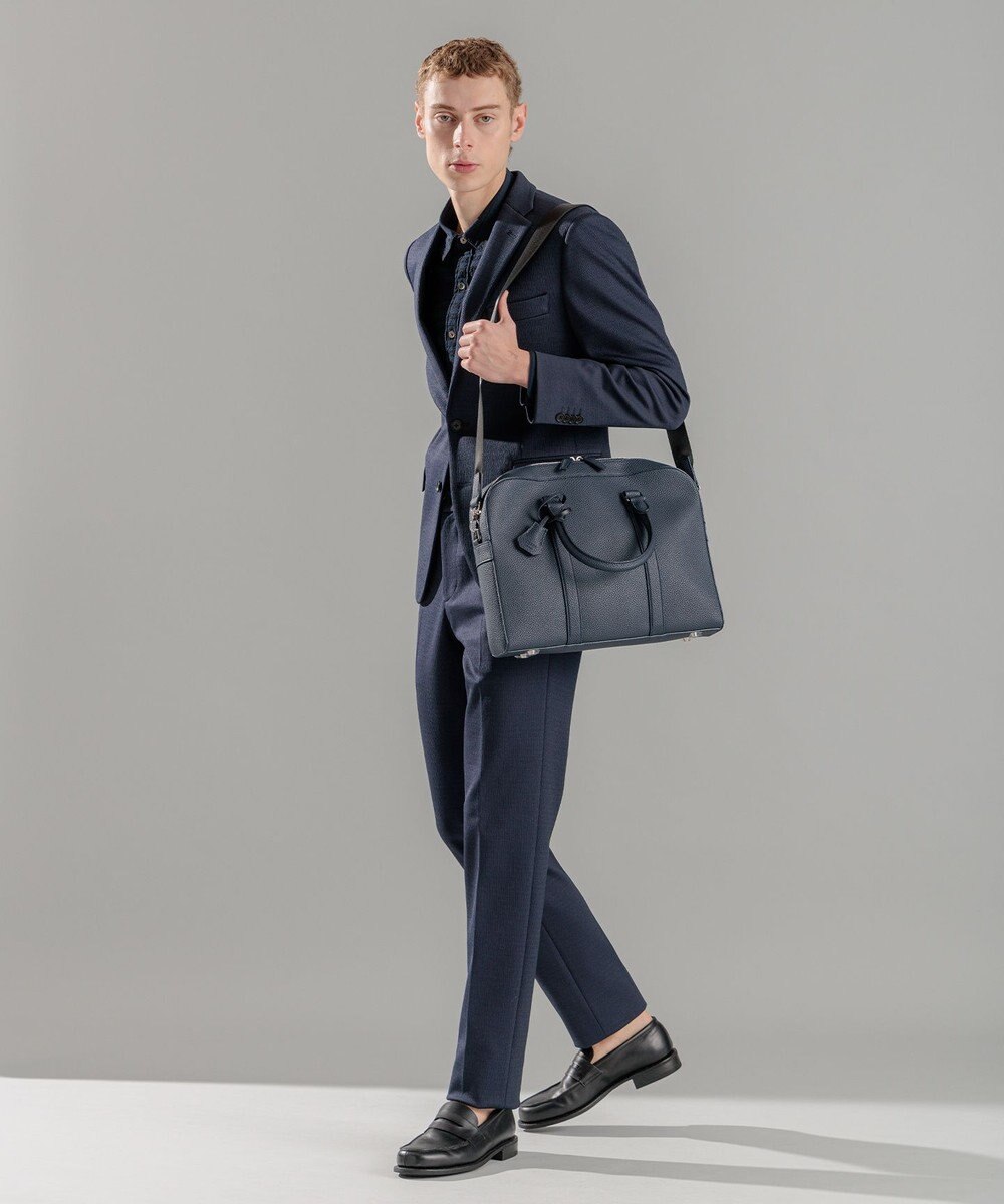 JOSEPH HOMME シンセティックシュリンクレザー  ブリーフバッグ 