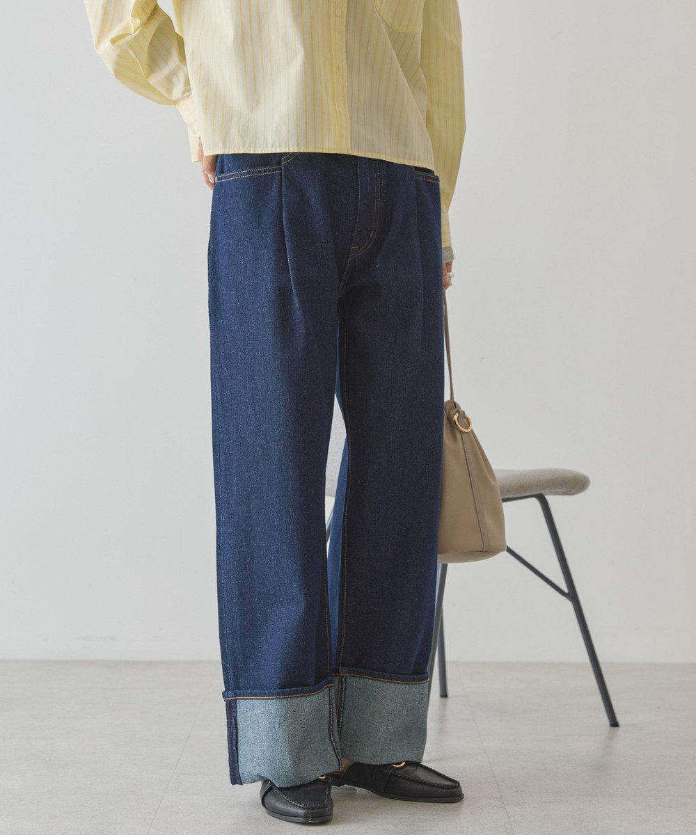 AMERICAN HOLIC ロールアップデニムパンツ 