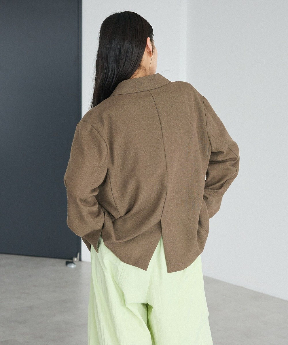 CRAFT STANDARD BOUTIQUE リネンライクオーバーサイズジャケット 