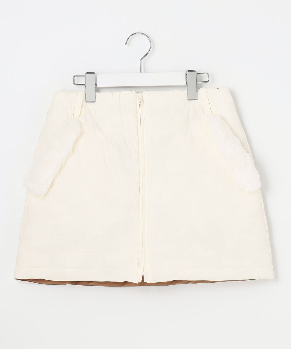 23区GOLF 【WOMEN】【洗える】ナイロンタフタファイバーボール リバーシブル 防寒 スカート 