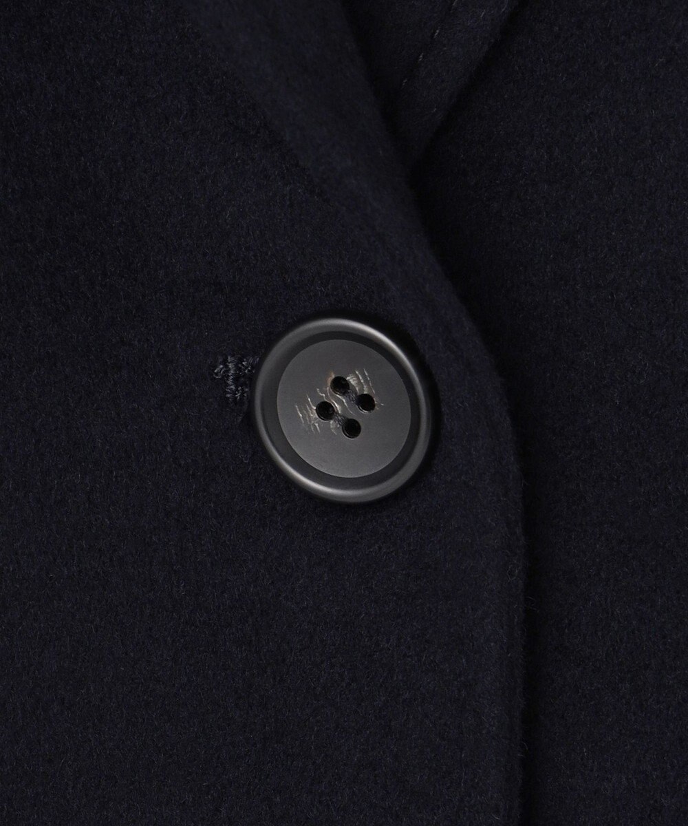 23区 【CLASSY.1月号掲載】ウールカシミヤビーバー フード付き ショートコート 