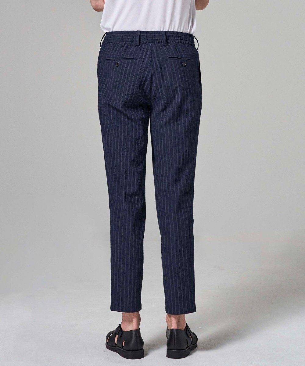 JOSEPH HOMME 【新素材】エアリッジストレッチ ドロスト付タック入りテーパードパンツ / PEGG TUCK 