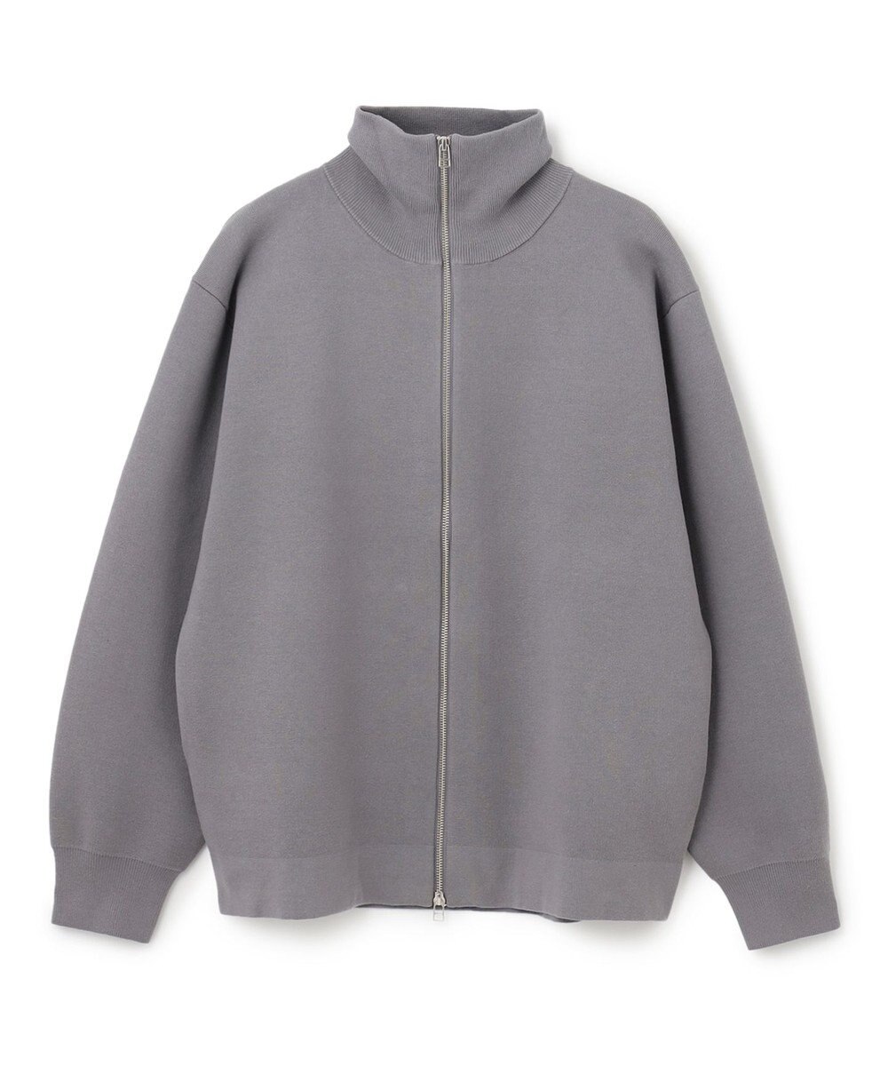 UNFILO MENS 【男女兼用/新色追加】スウェットライク ジップ タートルネックニット [24年秋冬商品] 