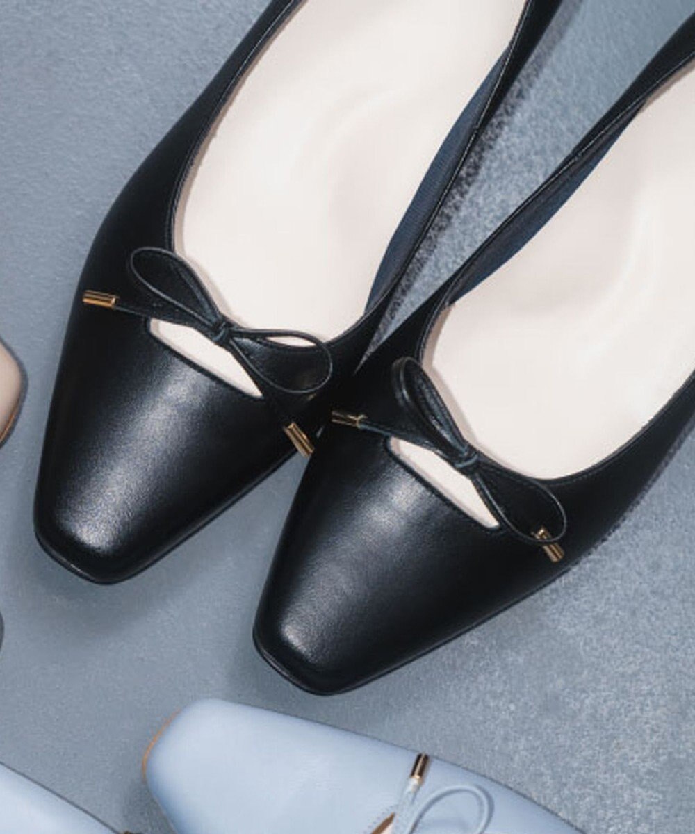 REGAL FOOT COMMUNITY 【ビューフィット】A79W 晴雨兼用リボンパンプス 