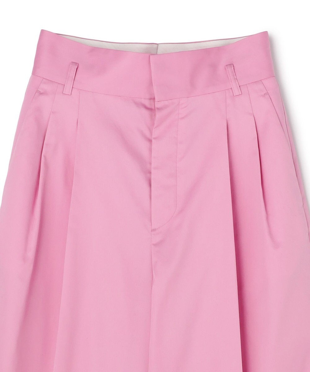 uncrave コットンクロスプレーン ワイドトラウザー 