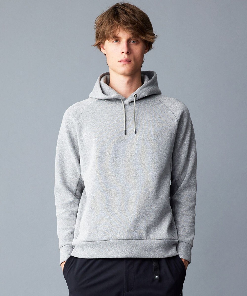 JOSEPH ABBOUD MOUNTAIN 【軽量/ソフト/イージーケア】ソフトダンボール ニット パーカー 