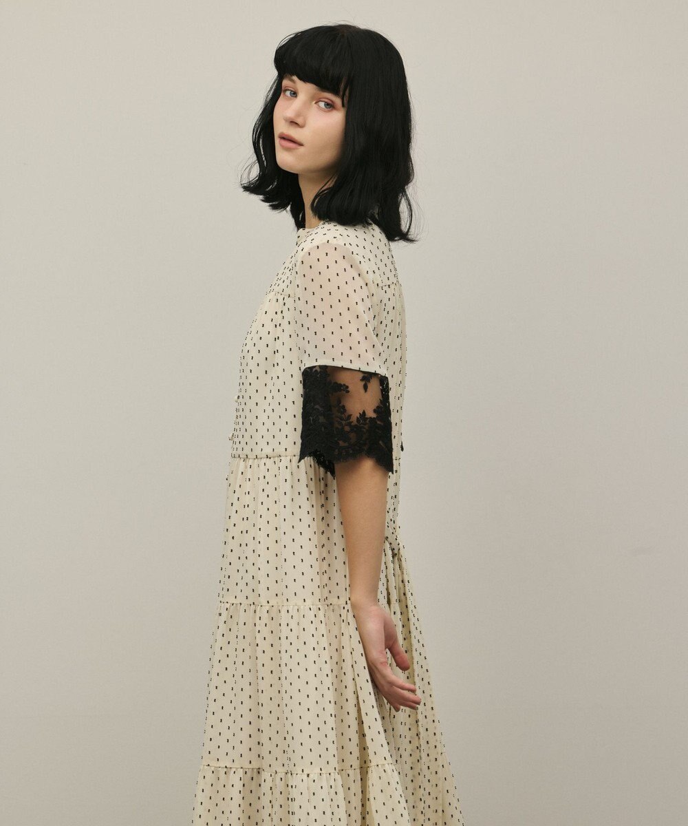 GRACE CONTINENTAL カフタンシフォンワンピース 