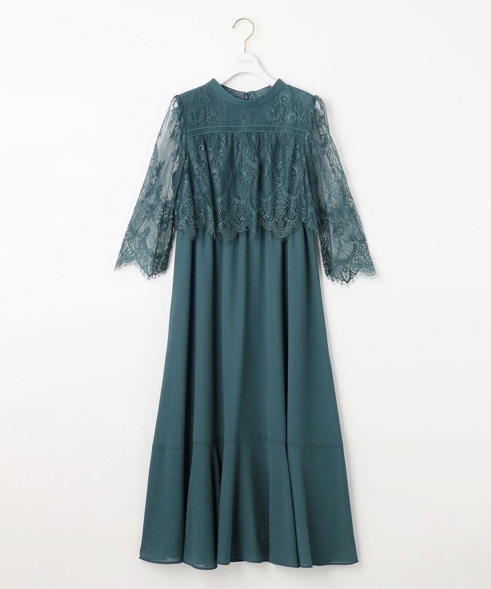 ANY SIS 【洗える】レーシーケープ ドレス 
