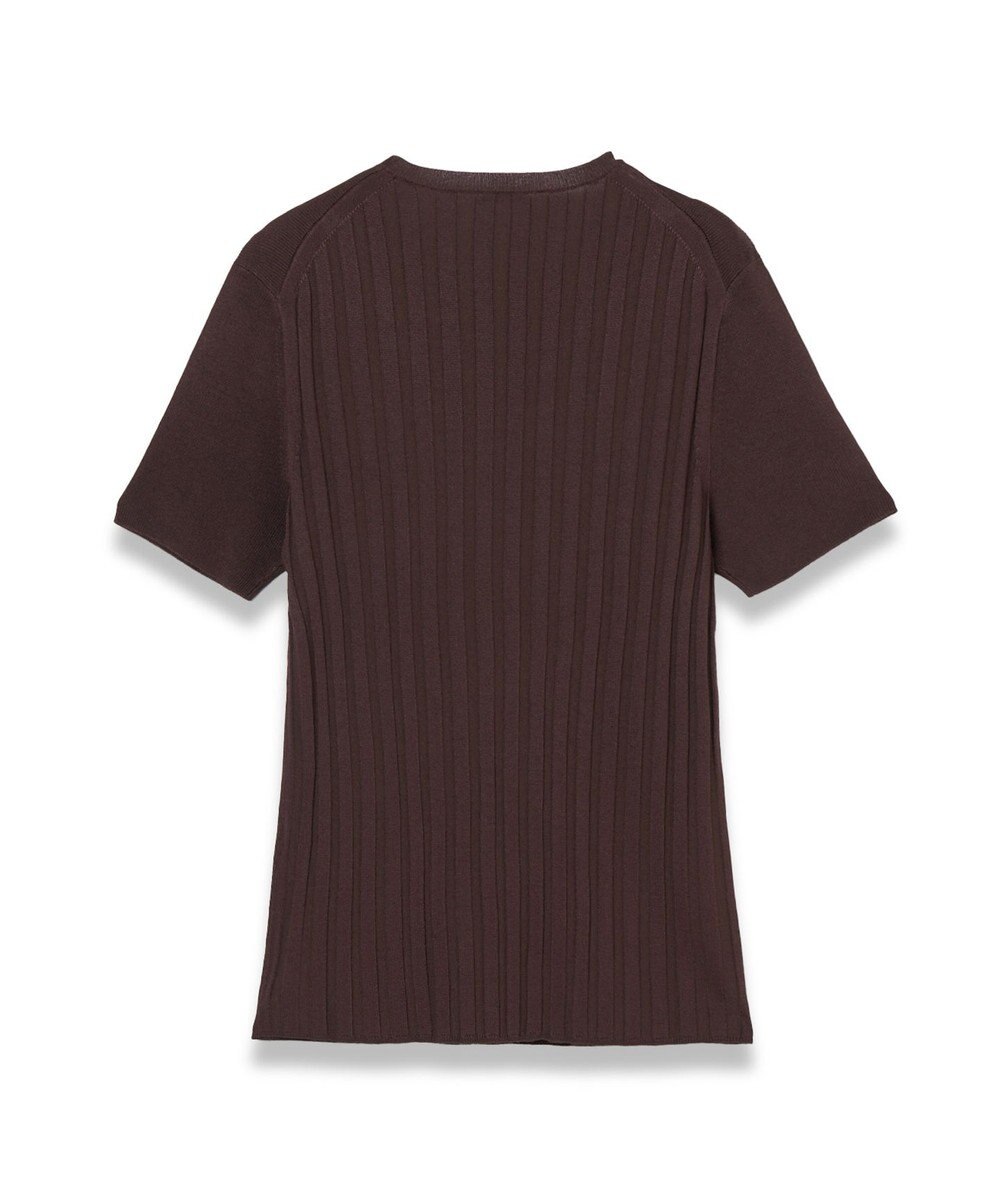 JOSEPH 【洗える】サティニーリブ　ショートスリーブニット 