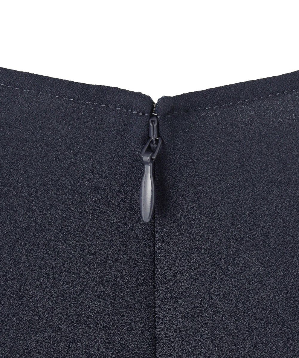 ICB 【UVカット・防シワ・洗える】ストレッチジョーゼット  レイヤードデザインブラウス 