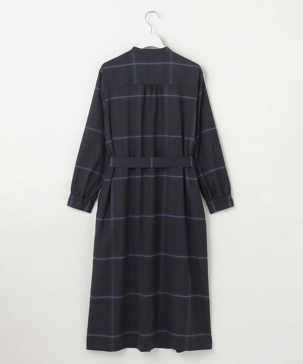 J.PRESS LADIES L 【洗える】テトロンレーヨン/ウール milledタータン ワンピース 