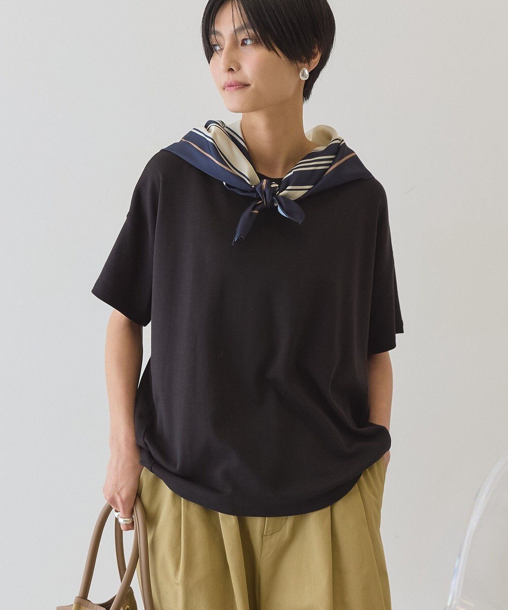 AMERICAN HOLIC 半袖コクーンカットプルオーバー 